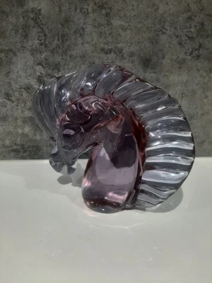 £21.99 • Buy Murano Glass Horse Head Figure