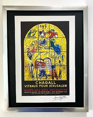 Marc Chagall | Original Vintage 1975 | Signed Print | Mounted And Framed • $157