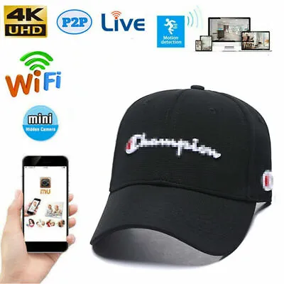 1080P New App Live Streaming Baseball Cap Design Wifi IP Security Network Camera • $84.99