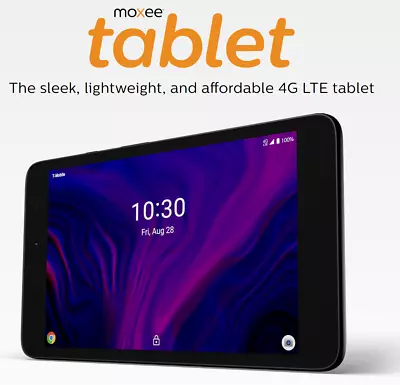 KonnectONE Moxee Tablet 8.0  32GB MT-T800 WiFi 4G LTE T-Mobile Locked Very Good • $79.99