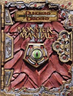 Monster Manual II (Dungeons & Dragons D20 3.0 Fantasy Roleplaying - VERY GOOD • $21.69