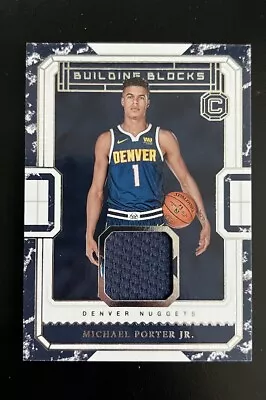 2018-19 Michael Porter Jr Cornerstones#BB-MP Building Blocks Rookie Patch M2 • $14.50