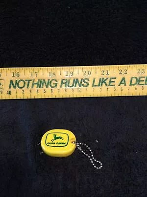 Vintage John Deere 36” Metal Tape Measure (4 Leg Deer Logo) Tape Works-Excellent • $42