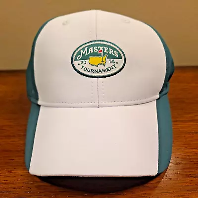 Masters Hat Cap Adjustable 2014 Green White Augusta National Ahead USA Patch • $24.99