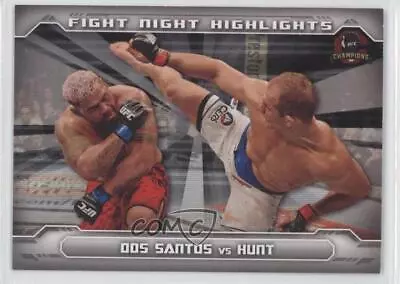 2014 Topps UFC Champions Fight Night Highlights Junior Dos Santos Mark Hunt • $8.30
