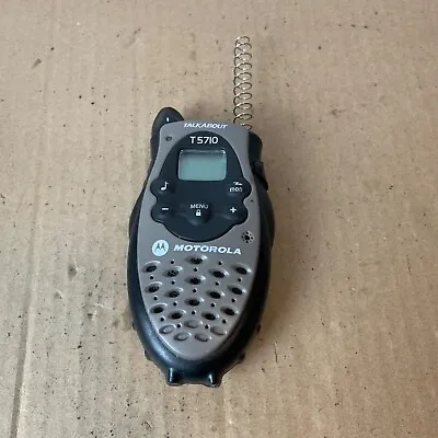 Motorola TalkAbout T5710 Black Two Way Radio Walkie Talkie Tested Working • $10