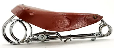 Classic Retro Vintage Replica Bicycle Bike Saddle Seat Honey Brown • $38.83