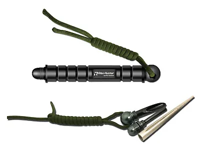 NEW Flint Camping Fire Starter Lighter Knife Sharpener Survival Tool Paracord • $15.95