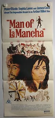 Original Daybill Movie Poster - Man Of La Mancha - 1972 • $19.43