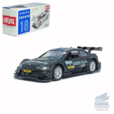 1:42 BMW M3 DTM Model Car Alloy Diecast Toy Vehicle Collection Kids Gift Black • $18.86
