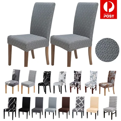 $5.02 • Buy Stretch Dining Chair Covers Slipcover Spandex Wedding Cover 1/4/6/8Pcs Removable