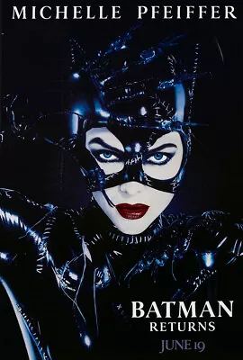 UNFRAMED Batman Returns Movie Poster Prints Canvas Print Decor D • $31.99