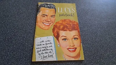 Lucy's Notebook Cookbook Lucille Ball I Love Lucy • $34.99