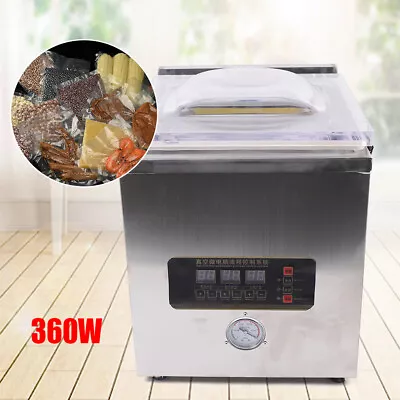 Vacuum Sealer 360W Commercial Food Chamber Vacuum Sealing Packing Machine 110V • $288.80