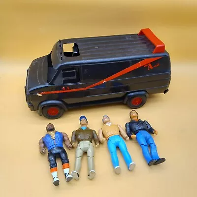 The A-Team 1983 Van: 4 Figures Hannibal Smith Face Murdock  • $179.95