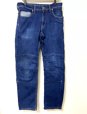 Alpinestars Jeans Mens Size 32x3 Blue Tech Denim Leg Pockets Low Rise Motorcycle • $59.99