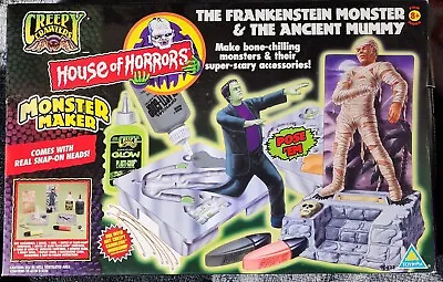 Creepy Crawlers House Of Horrors Monster Maker Frankenstein Mummy NIB • $64.99