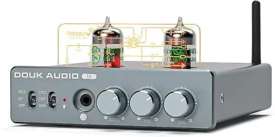 HiFi Valve Tube Amplifier Bluetooth 5.1 Receiver Stereo Headphone Amp 80W×2  • £201.45