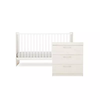 2pc Nursery Furniture Set - Freya Baby Cot Bed And Dresser / Changing Unit • £429