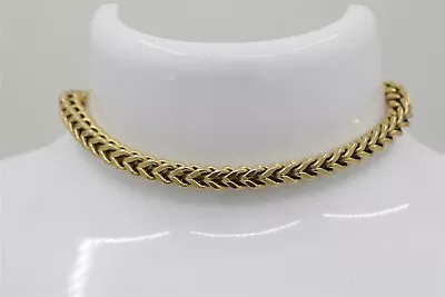 Vintage 14K Yellow Gold Box Chain Bracelet 7.5  • $405