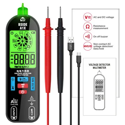 Mini Multimeter LCD Digital Tester Voltage Detector DC/AC Voltage Resistance A1X • $22.99