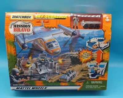 Sky Scorcher Mission Bravo Plane Playset Matchbox 1998 • $48