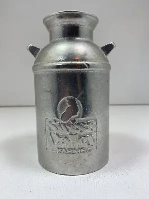 Rustic Swiss Valley Aluminum Milk Jug - Antique Farmhouse Decor • $16