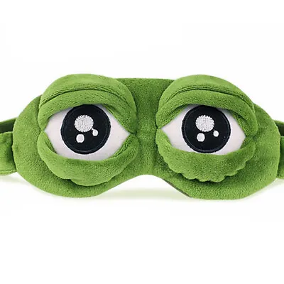 Pepe The Frog Sad Frog 3D Eye Mask Cover Sleeping Rest Sleep Anime Funny G*ug • $5.34