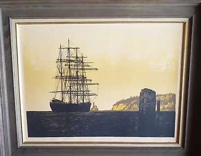 Elton Bennett Serigraph  Signed  Down To The Sea  • $1200