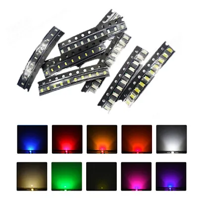 Quality SMD LED 0602 0805 1206 0402 Red Pink Warm White Blue Green Yellow Orange • $2.34