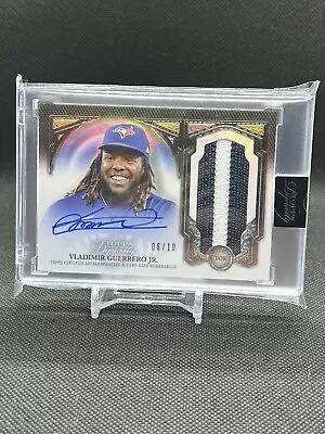 2023 Topps Dynasty Vladimir Guerrero Jr. Game Used Patch Auto /10 Blue Jays • $200