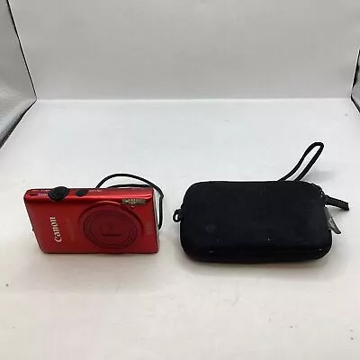 Red Canon Ixus 220HS Untested (P5) S#552 • $177