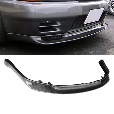 For Nissan Skyline R32 GTR Carbon Glossy Jun Style Front Lip Under Splitter • $763