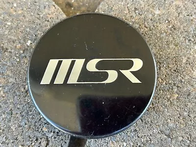 Msr Custom Wheel Center Cap Gloss Black Finish 3217 Diameter 2 1/2  • $13.90