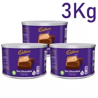 £23.99 • Buy 3 X 1Kg Cadbury Hot Chocolate Drinking Choc 3kg