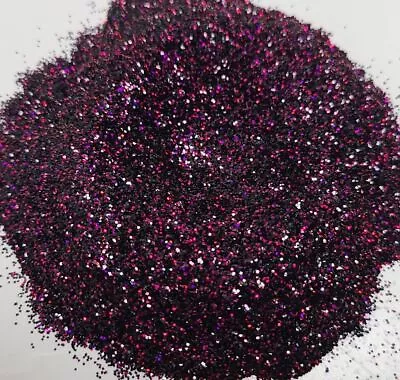 Black Ruby Holographic Metal Flake Glitter .015 Square Painting Crafting • $29.18