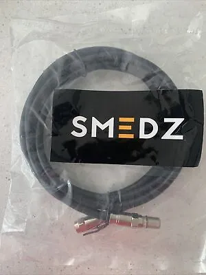 Smedz 2 M RG6 Satellite TV Coax Cable With Fitted Compression F Connectors-black • £4