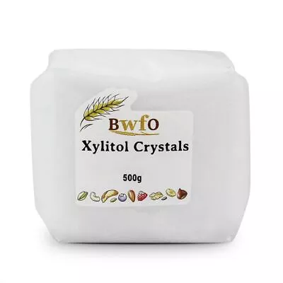 Xylitol Crystals 500g | BWFO | Free UK Mainland P&P • £18.16