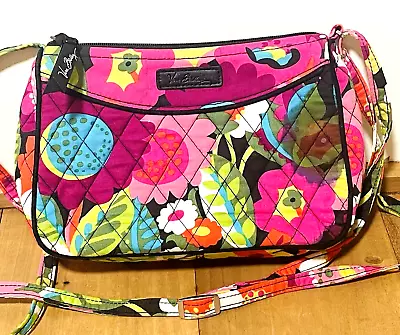 $19.99 • Buy Vera Bradley Va Va Bloom Purse Crossbody Handbag Floral Hipster Shoulder Bag