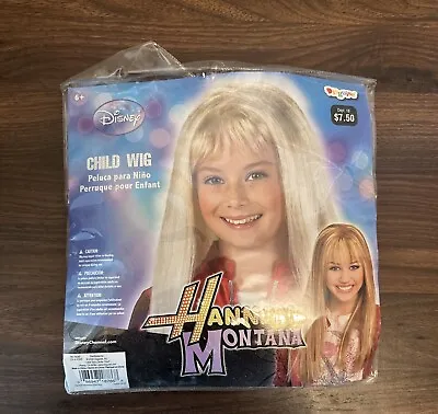 Disney - Hannah Montana Child Wig Blonde 2008 Costume Cosplay Halloween New • $24.99