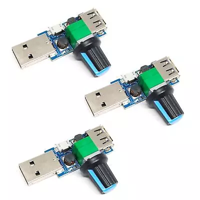 USB Fan Speed Controller DC 5V Stepless Mini USB Fan Governor DC 4-12V To 2.... • $18.76