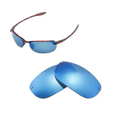 Walleva Polarized Ice Blue Replacement Lenses For Maui Jim Makaha Sunglasses • $24.99