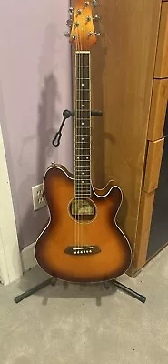 Ibanez Talman 6-String Acoustic-Electric Guitar - Vintage Sunburst (TCY10E-AVS) • $210