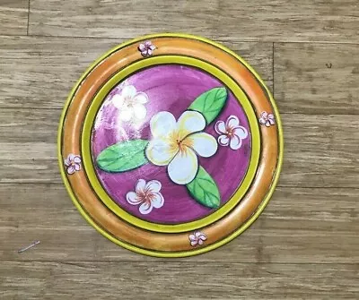 Unique 14'' Colourful Aussie Wooden Hand-painted Plate • £9.99