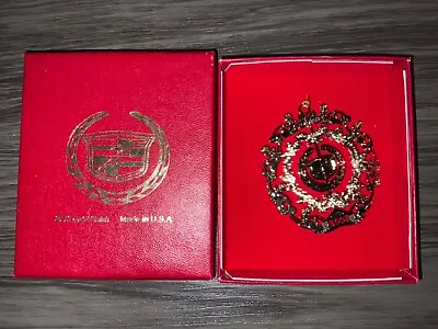 Vintage Cadillac 24k Gold Plated 3D Christmas Ornament Dated 2005 + Original Box • $14.99