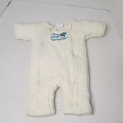 Baby Merlin’s Magic Sleep Suit Sack Small 3-6 Months (12-18lbs) Neutral Yellow • $13.15