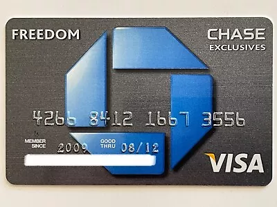 Chase Freedom Exclusives Visa Credit Card▪️Expired In 2012▪️Chase Bank USA • $19.99