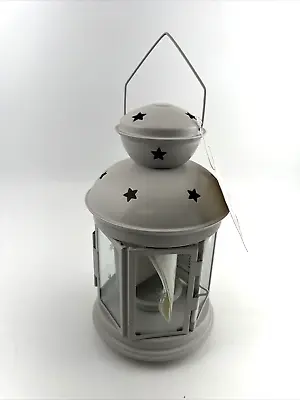 $10.89 • Buy IKEA ROTERA Lantern For Tea Light Candle, Indoor/Outdoor, Gray, 503.301.21