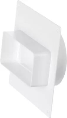 £7.90 • Buy 110x55mm To Ø100mm Rectangular To Round Ducting Adaptor With Flange - Connector