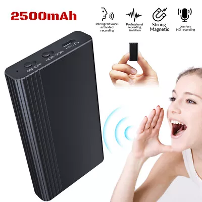 500 Hr Spy Mini MP3 Digital Voice Activated Recorder 32GB Audio Recording Device • $14.98